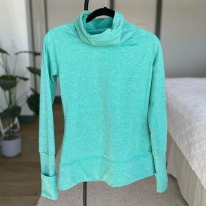 Victoria’s Secret Sea-foam green activewear sweater.